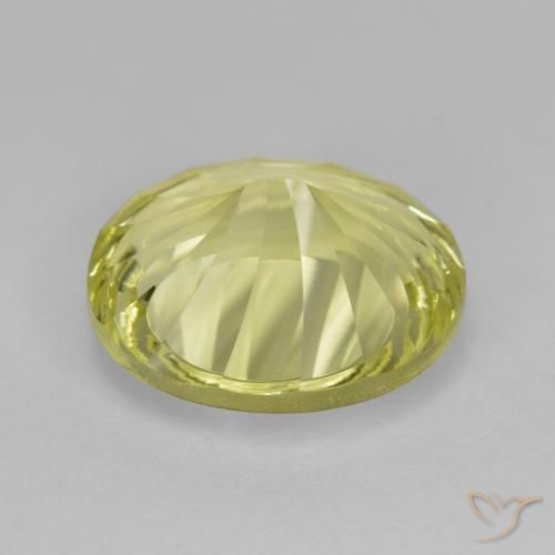 Quarzo Giallo medio naturale da 6.88 ct, Ovale, VVS