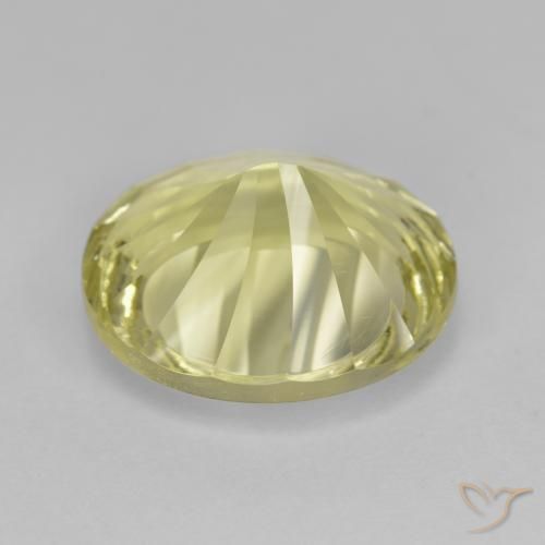 Quarzo Giallo medio naturale da 6.88 ct, Ovale, VVS