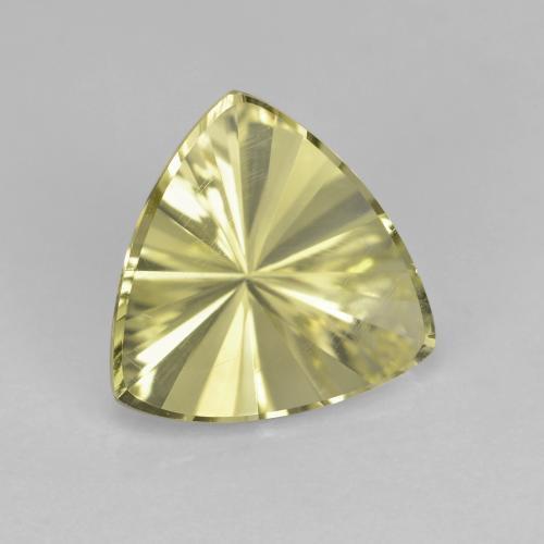 Quarzo naturale giallo da 2,07 ct, trillion, VVS-VS