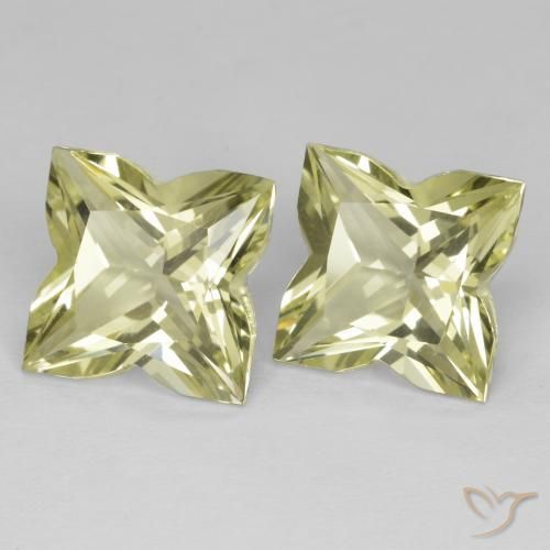 Gemme di Quarzo Giallo medio naturale da 8.02 ct, Taglio a fantasia, VVS