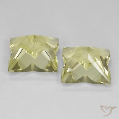 Gemme di Quarzo Giallo medio naturale da 8.02 ct, Taglio a fantasia, VVS