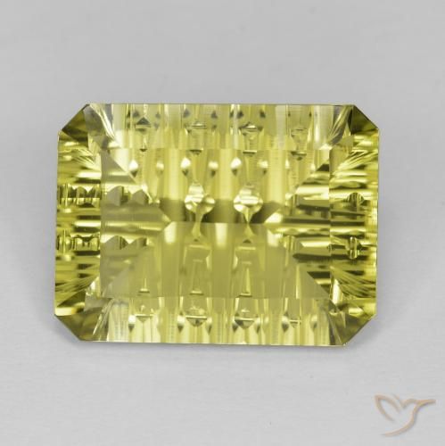 9.03ct Naturale Laguna Gialla Quarzo, Ottagonale / Taglio smeraldo, VVS, Photo A