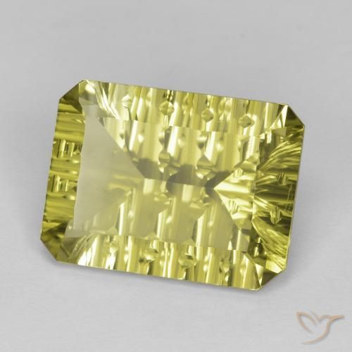 Quarzo Laguna Gialla naturale da 9.03 ct, Ottagonale / Taglio smeraldo, VVS