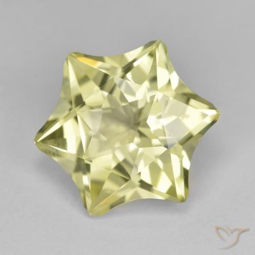 Quarzo Giallo medio naturale da 9.07 ct, Taglio a fantasia, VVS-VS