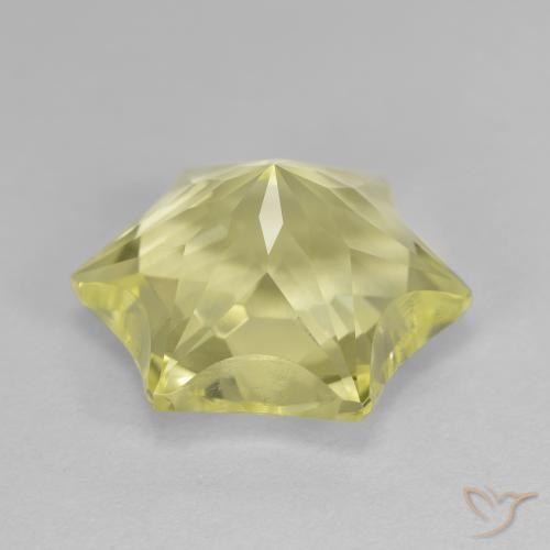 Quarzo Giallo medio naturale da 9.07 ct, Taglio a fantasia, VVS-VS