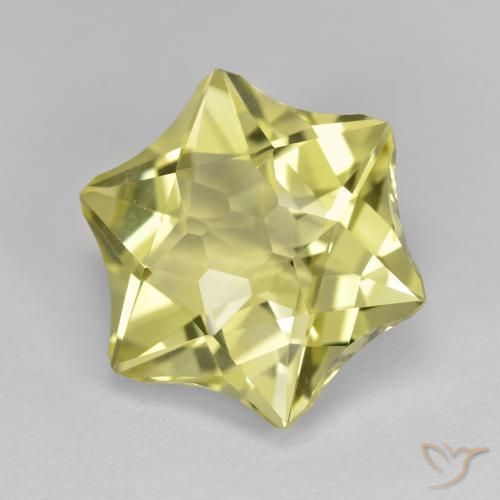 Quarzo Giallo medio-chiaro naturale da 9.91 ct, Taglio a fantasia, VVS