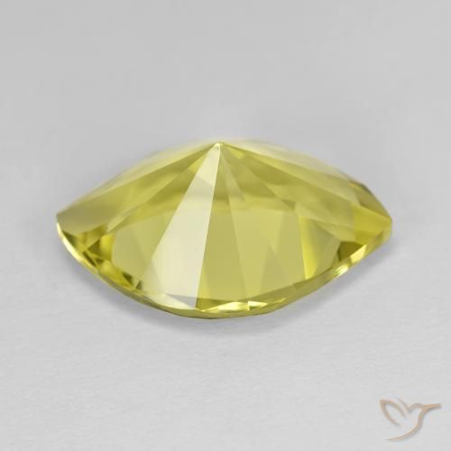Quarzo Giallo chiaro naturale da 7.32 ct, Taglio a fantasia, VVS-VS