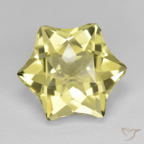 9.81ct Naturale Giallo medio Quarzo, Taglio a fantasia, VVS