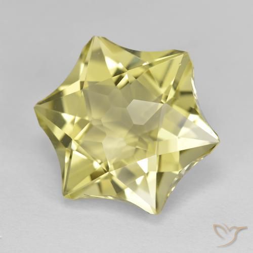 Quarzo Giallo medio naturale da 9.81 ct, Taglio a fantasia, VVS