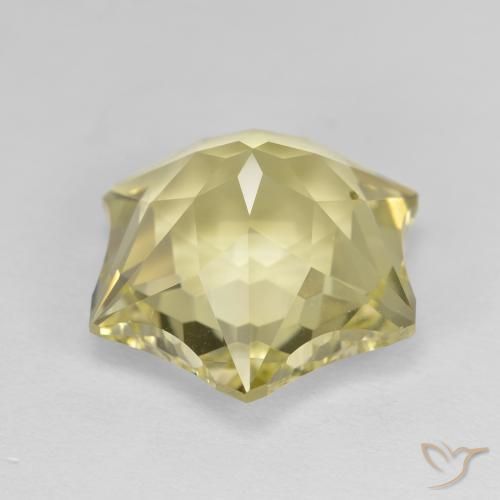 Quarzo Giallo medio naturale da 9.81 ct, Taglio a fantasia, VVS