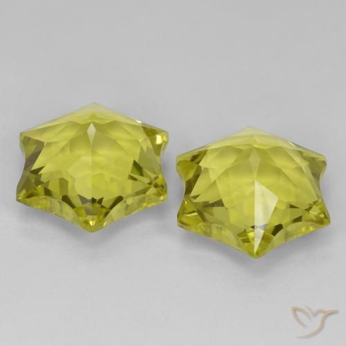 Gemme di Quarzo Giallo medio naturale da 19.33 ct, Taglio a fantasia, VVS