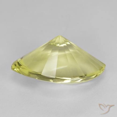 Quarzo Giallo medio-chiaro naturale da 10.43 ct, Taglio marquise, VVS