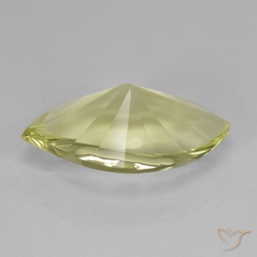 Quarzo Giallo medio naturale da 8.80 ct, Taglio marquise, VVS