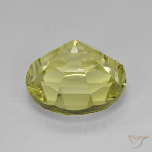 Quarzo Giallo medio naturale da 5.57 ct, Rotondo, VVS
