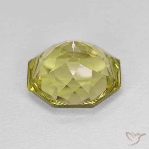 Quarzo Giallo Ananas Chiaro naturale da 5.62 ct, Ottagonale / Taglio smeraldo, VVS