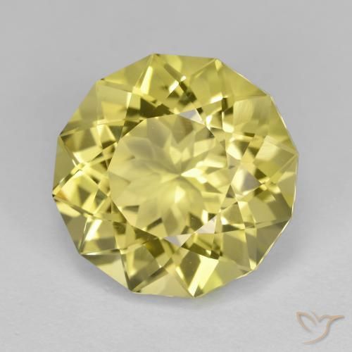 Quarzo Giallo Miele Molto Chiaro naturale da 10.26 ct, Taglio a fantasia, VVS-VS