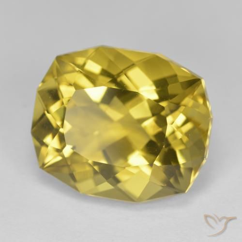 Quarzo Giallo medio naturale da 11.75 ct, Taglio a fantasia, VVS-VS