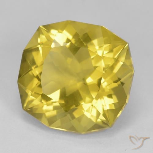 Quarzo Giallo miele chiaro naturale da 17.40 ct, Taglio a fantasia, VS