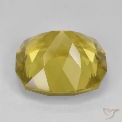 Quarzo Giallo miele chiaro naturale da 17.40 ct, Taglio a fantasia, VS