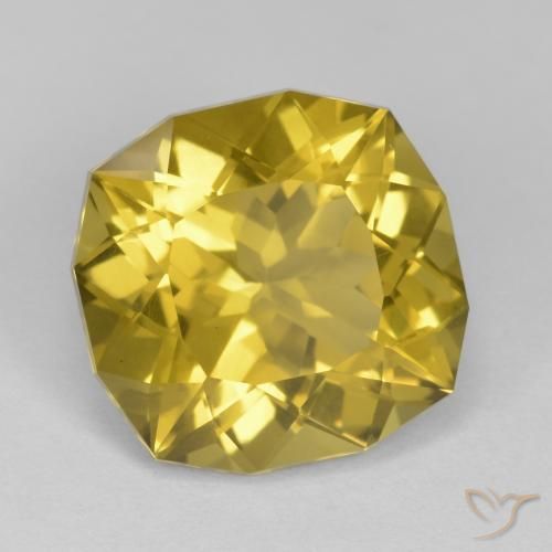 Quarzo Giallo medio naturale da 9.43 ct, Taglio a fantasia, VS