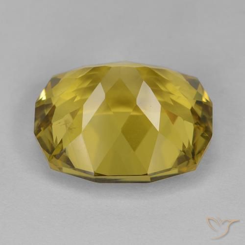Quarzo Giallo di Digione naturale da 10.54 ct, Cuscino, VS