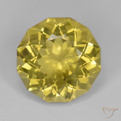 9.52ct Naturale Giallo brunastro Quarzo, Taglio a fantasia, VS
