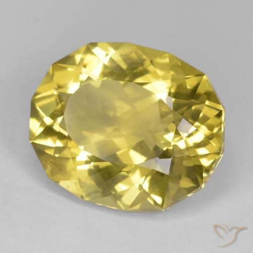 Quarzo Giallo senape naturale da 17.24 ct, Taglio a fantasia, VS