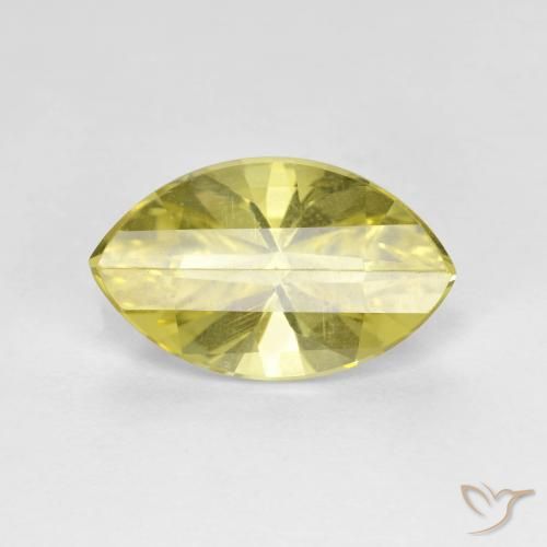 2.70ct Naturale Giallo medio Quarzo, Taglio marquise, VVS