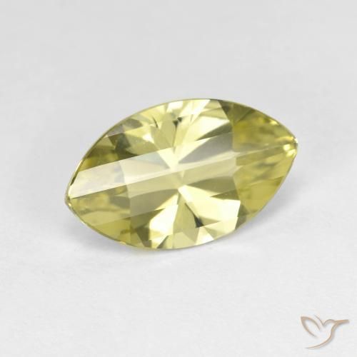 Quarzo Giallo Ananas naturale da 2.55 ct, Taglio marquise, VVS