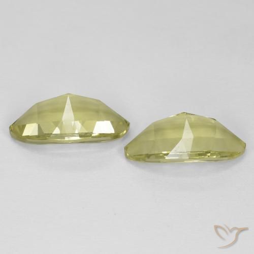 Gemme di Quarzo Giallo chiaro naturale da 5.31 ct, Taglio marquise, VVS