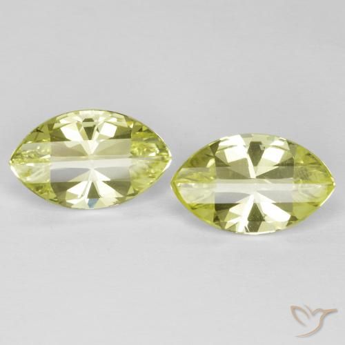 5.45ctw Naturale Giallo verdastro Quarzo, Taglio marquise, VVS, Photo A