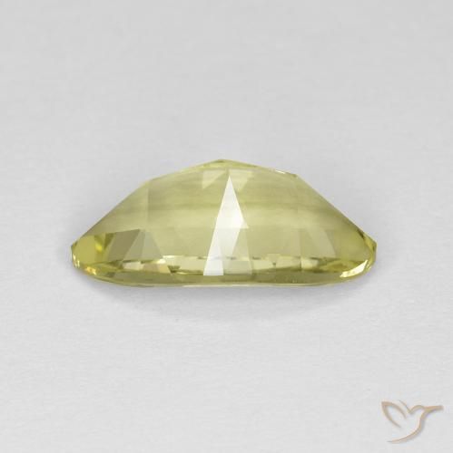 Quarzo Giallo verdastro naturale da 2.71 ct, Taglio marquise, VVS