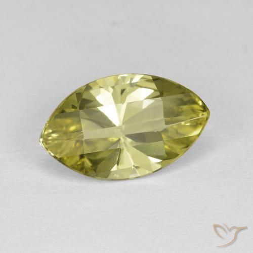 2.62ct Naturale Giallo medio Quarzo, Taglio marquise, VVS