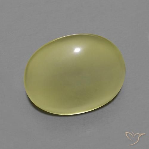 Quarzo Giallo chiaro naturale da 7.61 ct, Ovale, Trasparente