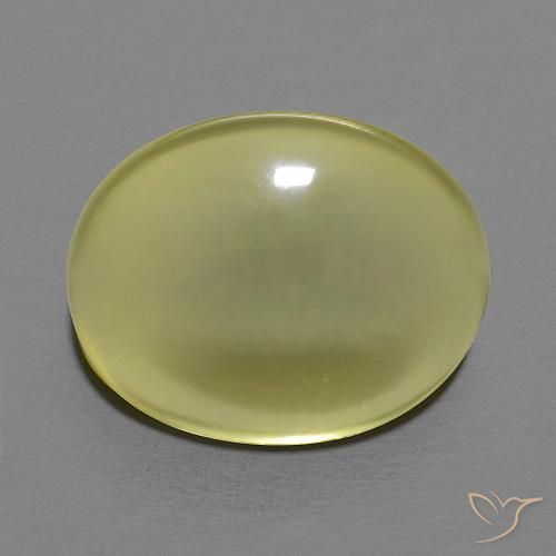 12.44ct Naturale Giallo medio Quarzo, Ovale, Trasparente