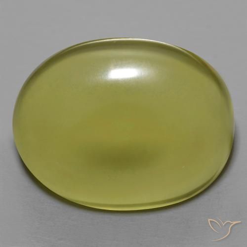 47.37ct Naturale Giallo medio Quarzo, Ovale, Trasparente