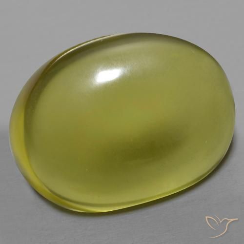 Quarzo Giallo medio naturale da 47.37 ct, Ovale, Trasparente