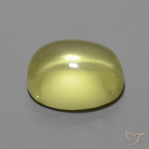 Quarzo Giallo medio naturale da 6.10 ct, Ovale, Trasparente
