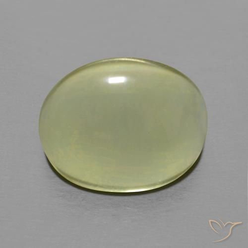 4.67ct Naturale Giallo verde Quarzo, Ovale, Trasparente
