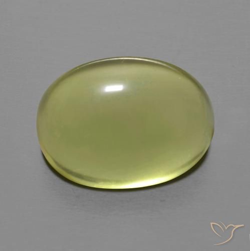 Quarzo Giallo medio naturale da 11.59 ct, Ovale, Trasparente