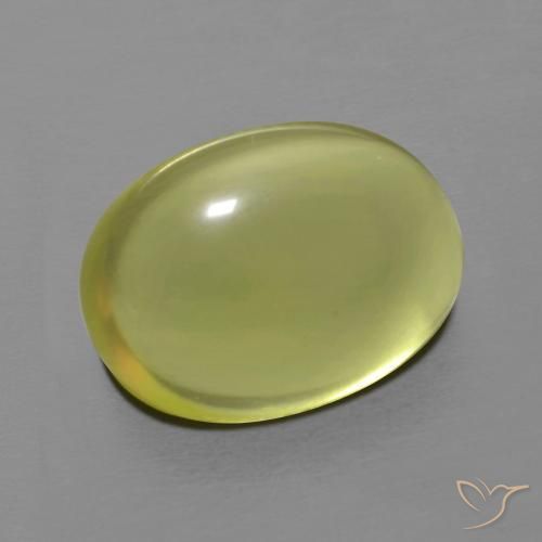 Quarzo Giallo medio naturale da 11.59 ct, Ovale, Trasparente
