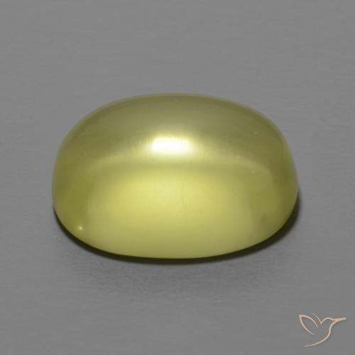 Quarzo Giallo medio naturale da 11.59 ct, Ovale, Trasparente