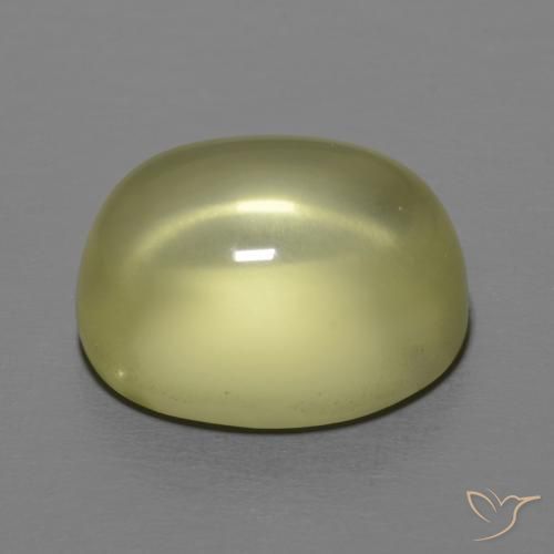 Quarzo Limone giallo naturale da 10.47 ct, Ovale, Trasparente