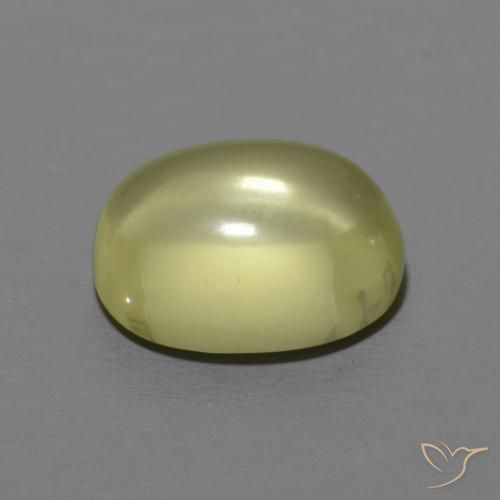 Quarzo Giallo mais naturale da 3.59 ct, Ovale, Trasparente