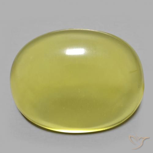 41.02ct Naturale Giallo medio Quarzo, Ovale, Trasparente