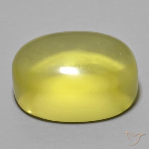 Quarzo Giallo medio naturale da 41.02 ct, Ovale, Trasparente