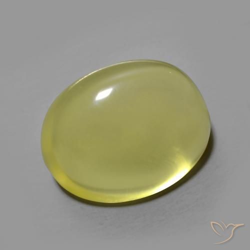 Quarzo Giallo medio naturale da 9.79 ct, Ovale, Trasparente