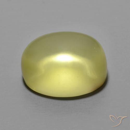 Quarzo Giallo medio naturale da 9.79 ct, Ovale, Trasparente