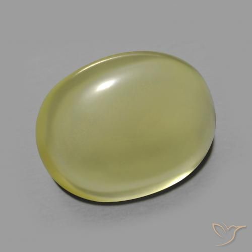 Quarzo Giallo medio naturale da 10.90 ct, Ovale, Trasparente