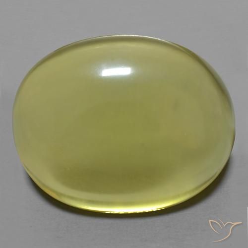29.47ct Naturale Giallo medio Quarzo, Ovale, Trasparente